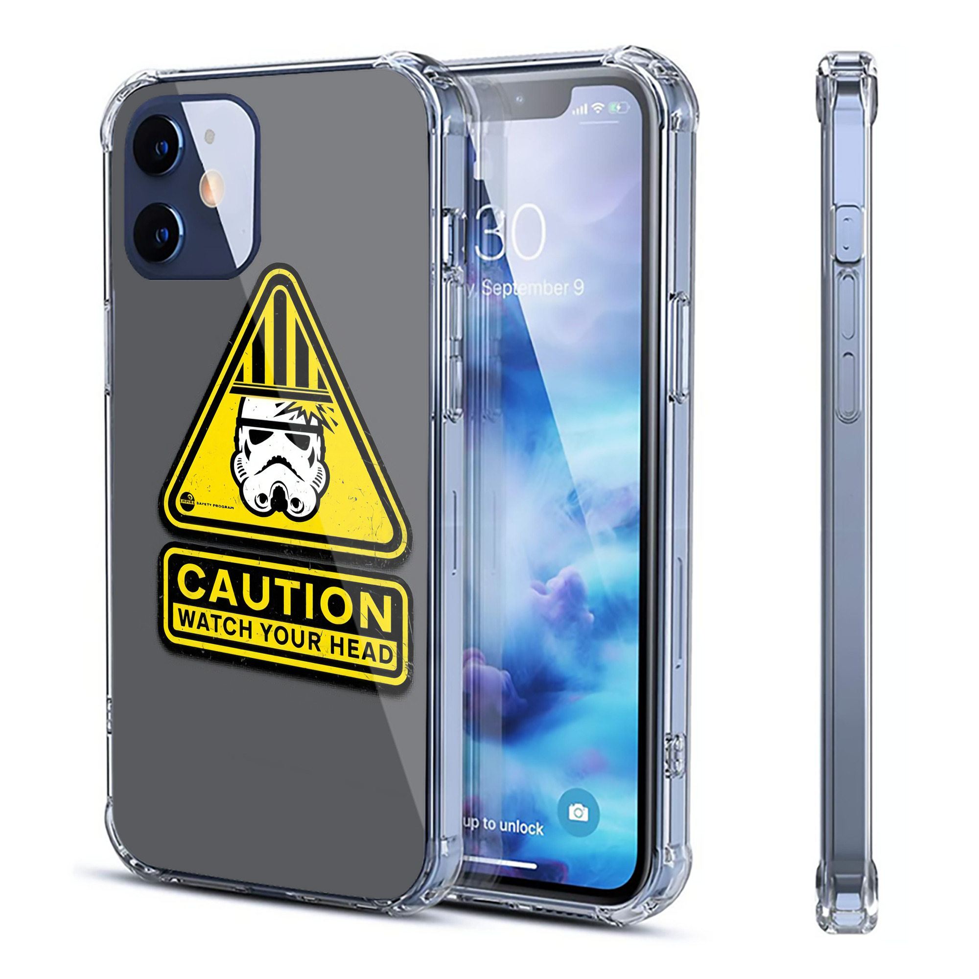 （画像用） スター・ウォーズ Star Wars 【iPhone 12シリーズ対応】透明スマホケース（クリアソフトケース）